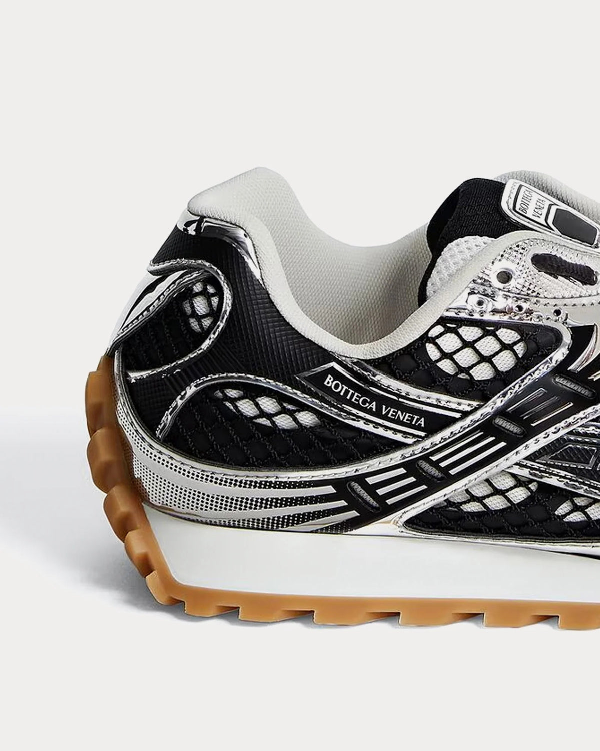 Bottega Veneta Orbit Sneaker 'Black Silver' Unisex