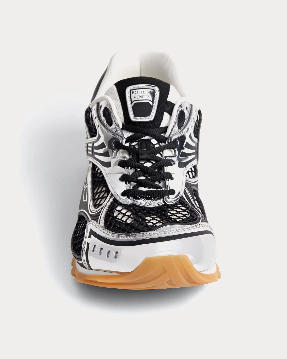 Bottega Veneta Orbit Sneaker 'Black Silver' Unisex