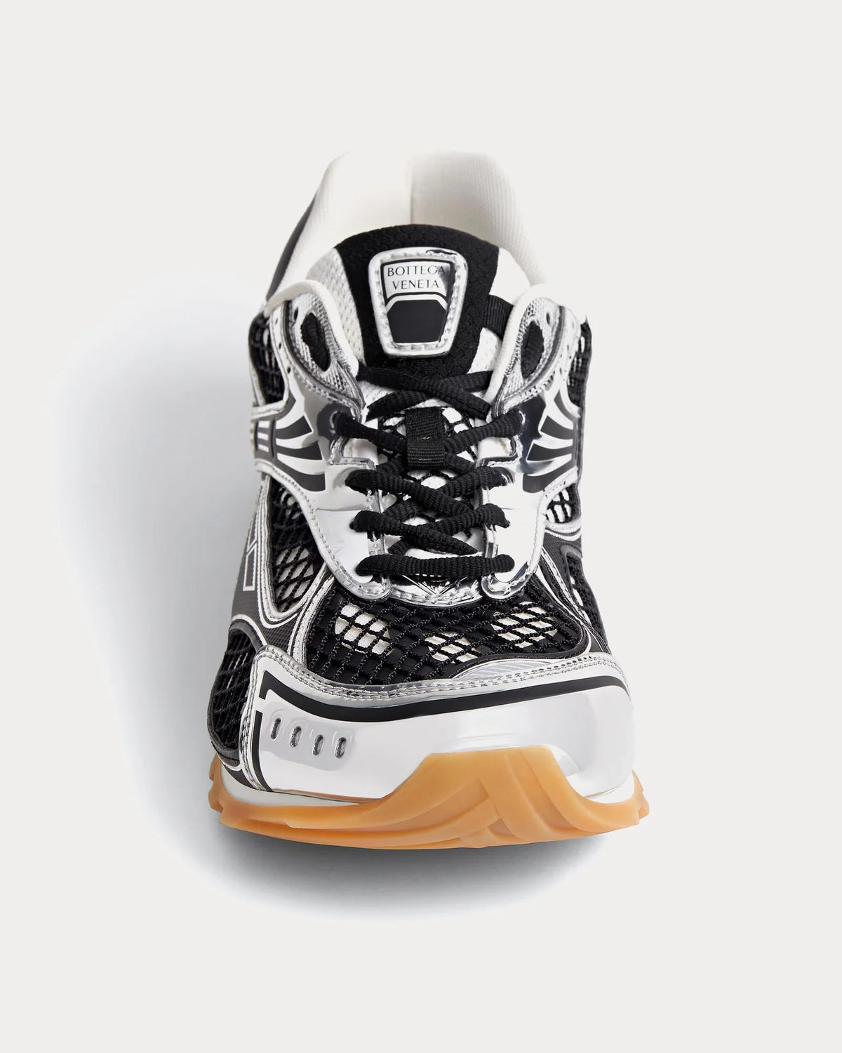 Bottega Veneta Orbit Sneaker 'Black Silver' Unisex